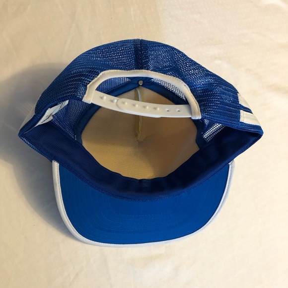 Cap Adjustable Snap Back Funny Retirement  Vacation Baseball Blue White Red NWOT - Picture 3 of 4